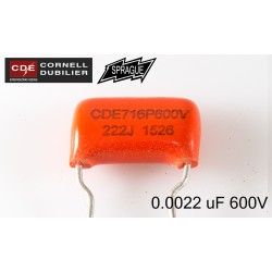 Orange Drop 716    0.0022uf 600V Orange Drop 716    0.0022uf 600V